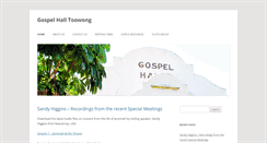 Desktop Screenshot of gospelhalltoowong.org
